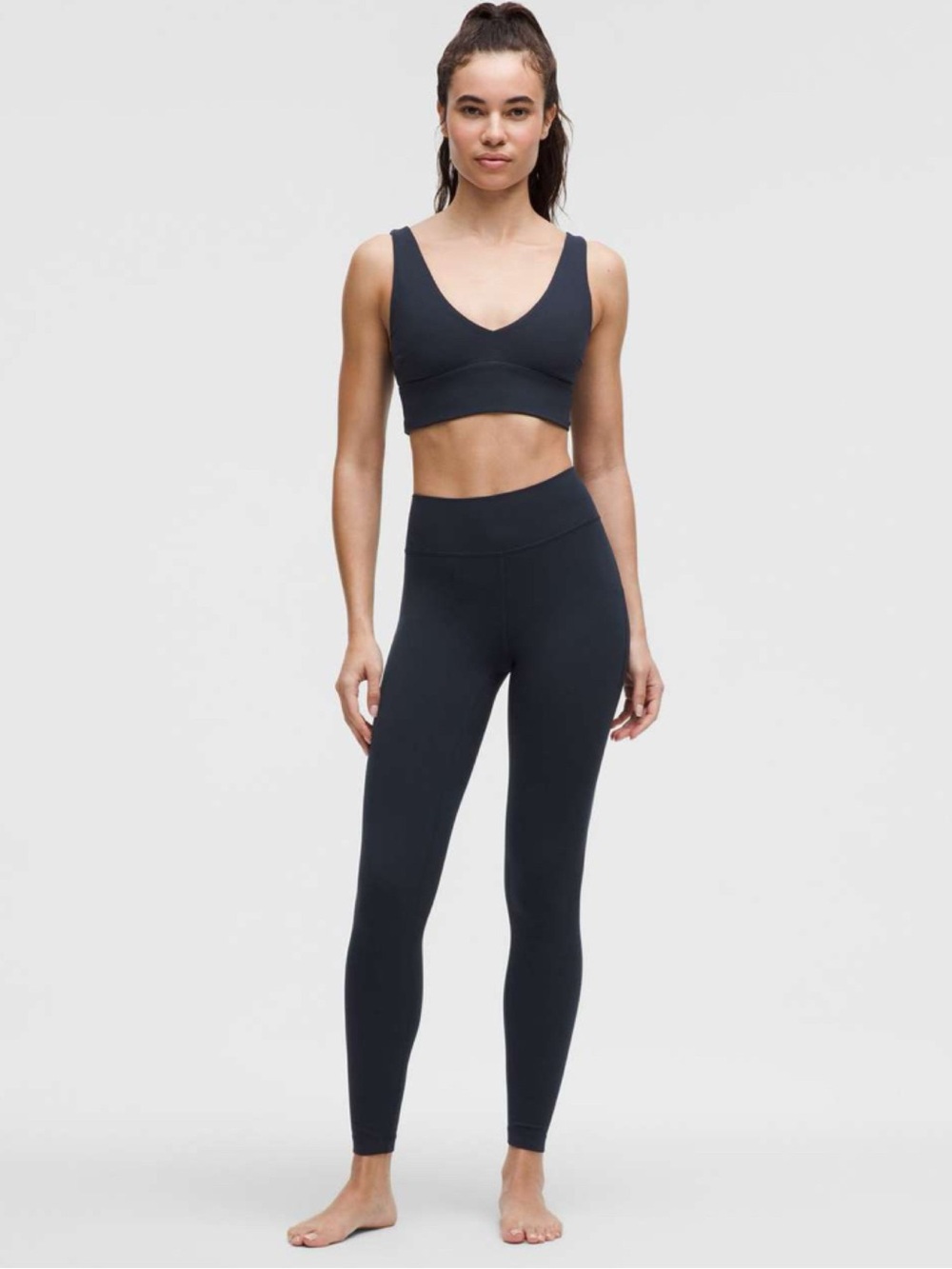 Lululemon Groove High-Rise Ribbed Panel Tight “28